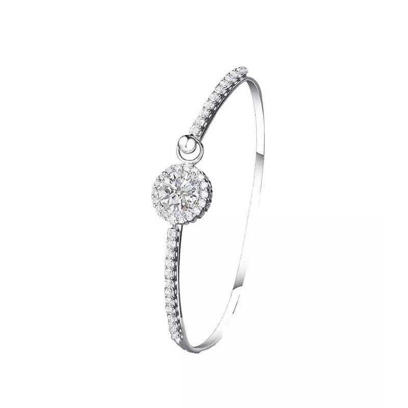 Wholesale Super Shiny Round Zirconia Bracelet